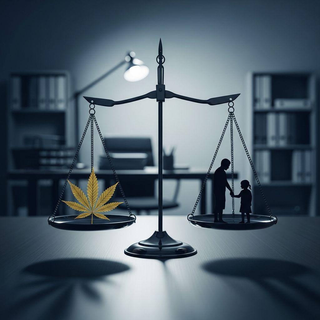 Understand how legal cannabis use affects child custody and CPS involvement in family law.