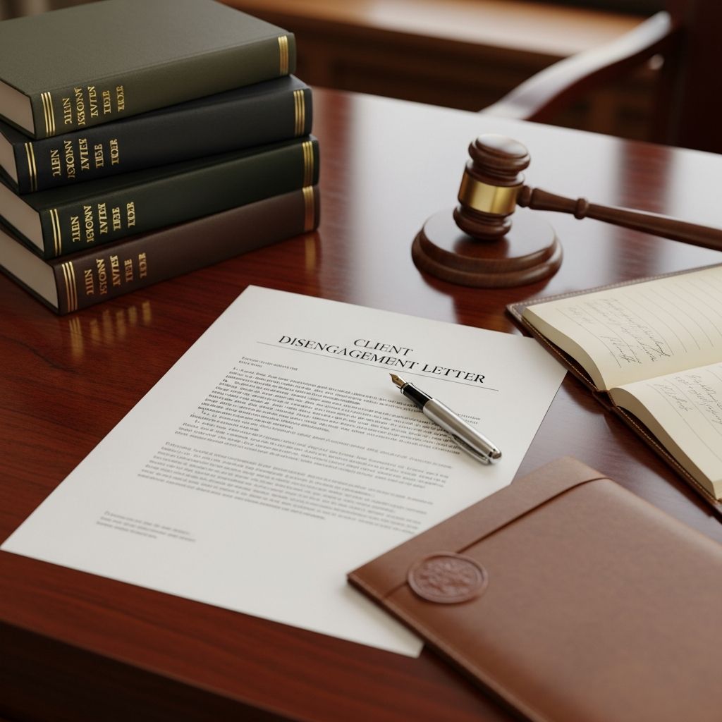 Essential guide to crafting professional disengagement letters that protect your firm and maintain client relationships effectively.