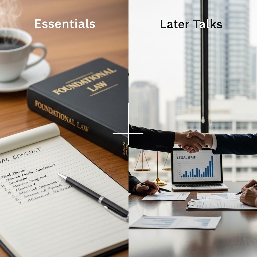 Unlock success in your first attorney meeting by focusing on key details now and saving others for future discussions.