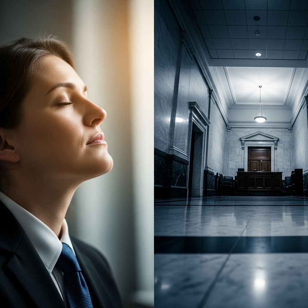 Master your courtroom nerves with evidence-based psychological techniques and preparation strategies.