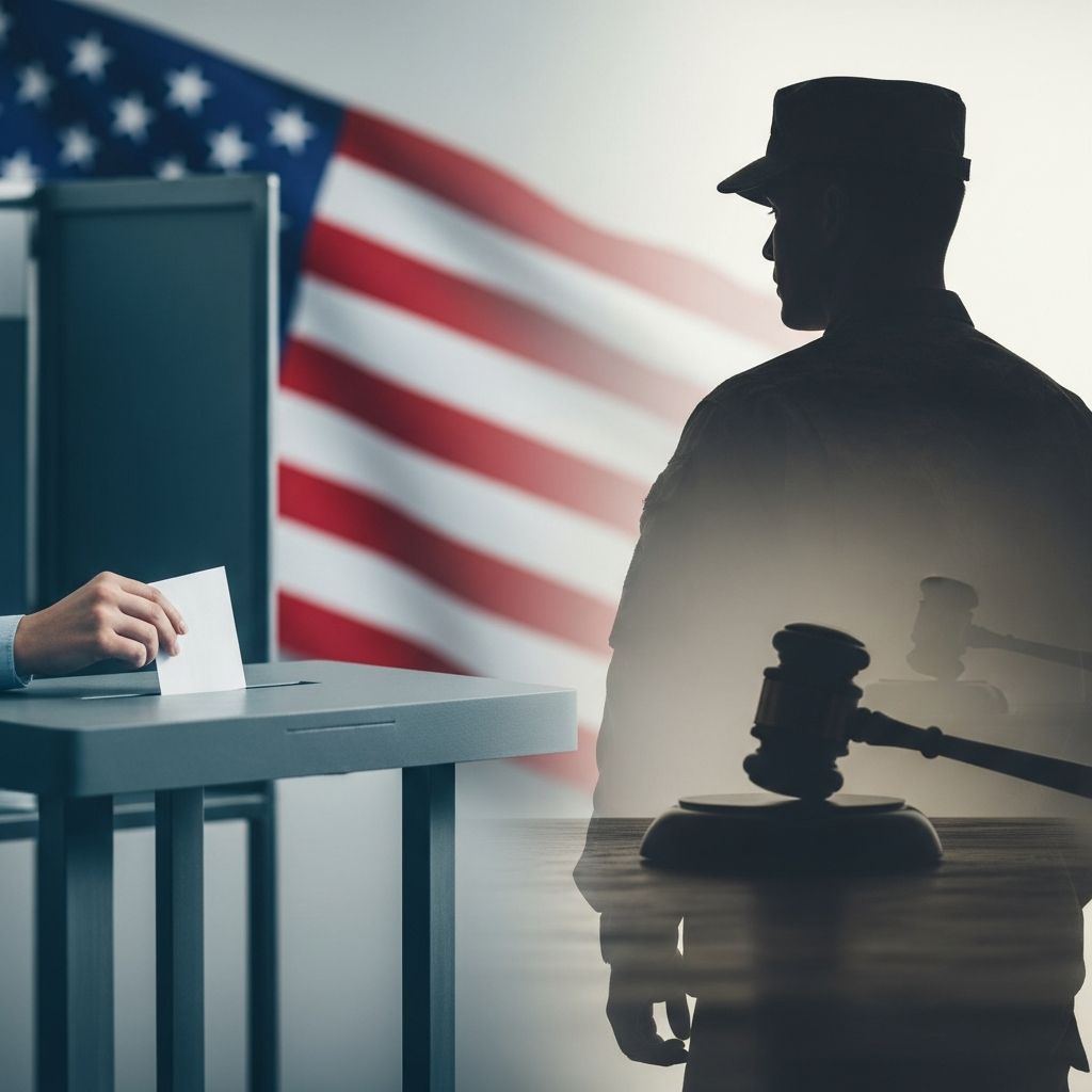 Exploring constitutional limits and legal barriers preventing armed forces from influencing contested presidential elections.
