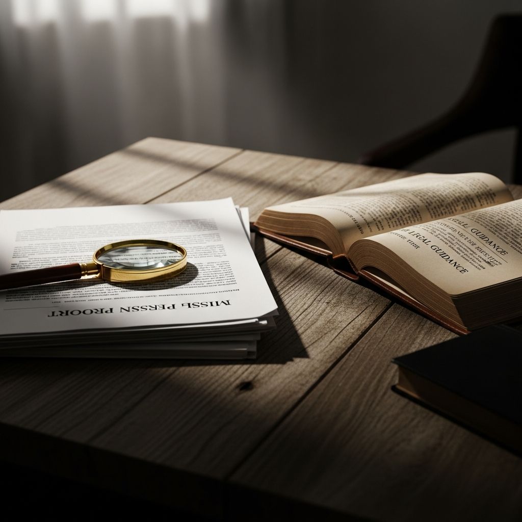 Navigate the critical steps and legal framework for filing missing persons reports effectively.