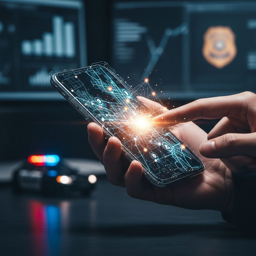 How smartphones and cellular technology empower law enforcement and communities to prevent and solve crimes.