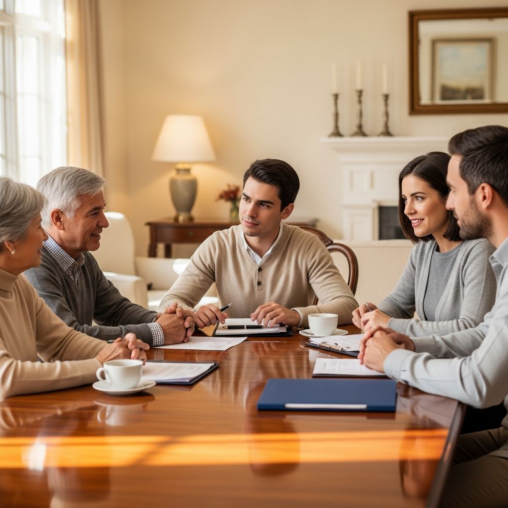 Master the delicate art of discussing estate planning with your parents respectfully and productively.