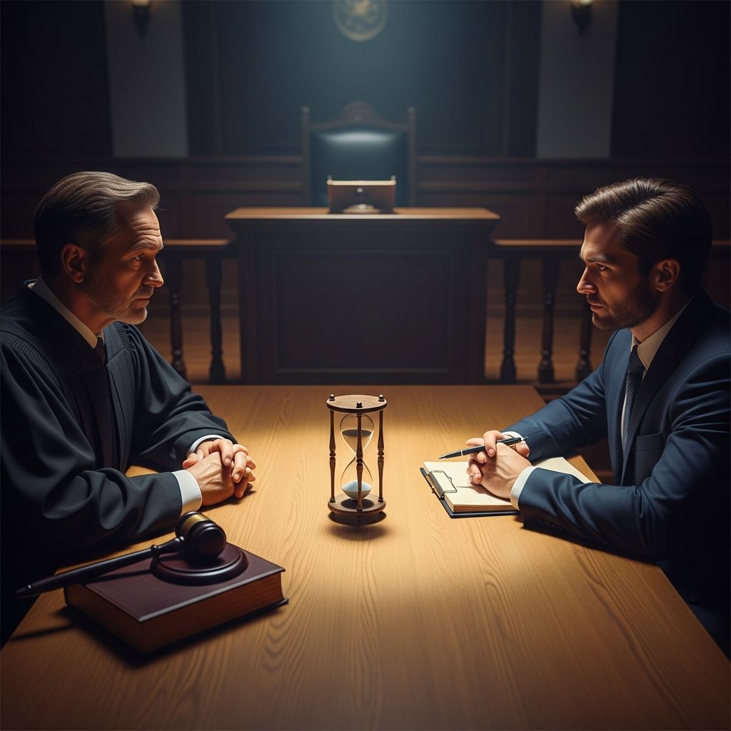 Master the art of conducting effective in-chambers conferences with judges while maintaining professionalism.