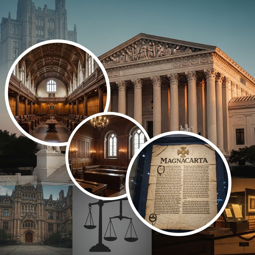 Discover history's greatest legal landmarks and courtrooms that shaped justice worldwide for the ultimate nerdy getaway.