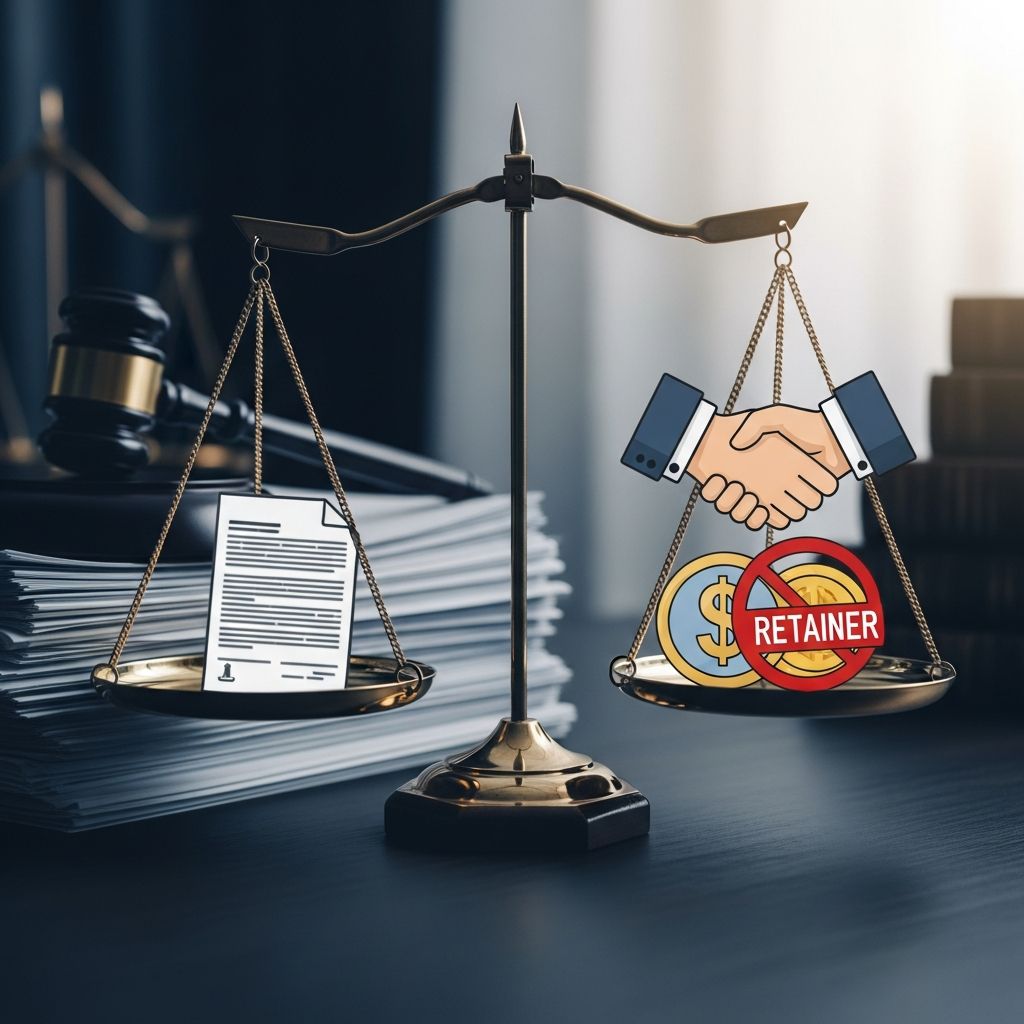 Unpacking the ethics of marketing no-fee retainers as free services: rules, risks, and compliant strategies for attorneys.
