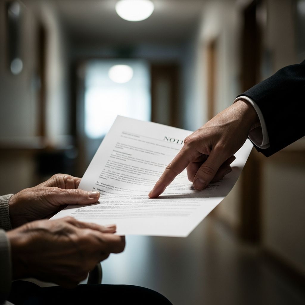 Nursing Home Evictions: Legal Limits and Protections Discover when nursing homes can legally evict residents, common illegal practices, and essential steps to protect vulnerable seniors' rights effectively.