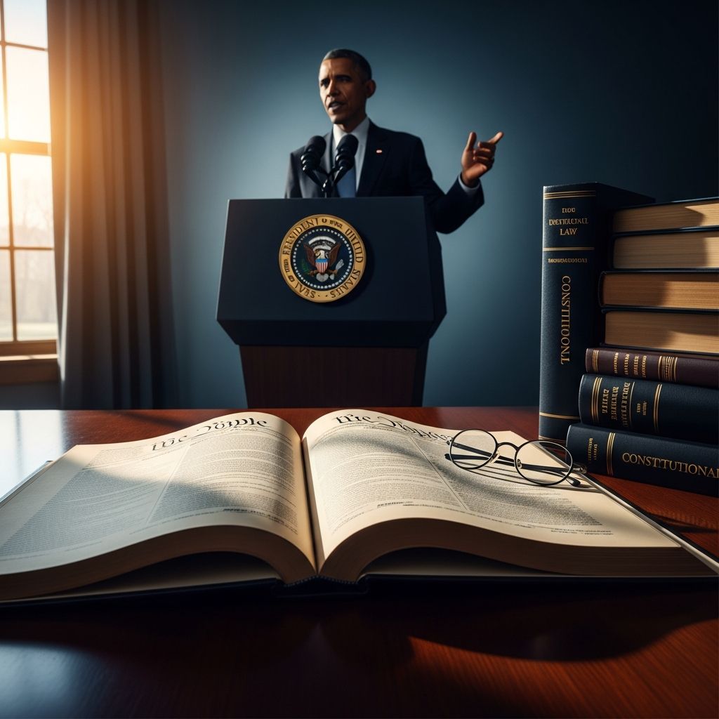 Obama’s Constitutional Legacy: 6 Key Precedents, Controversies Examining the transformative legal precedents set by President Obama's administration on executive power, civil rights, and national security.