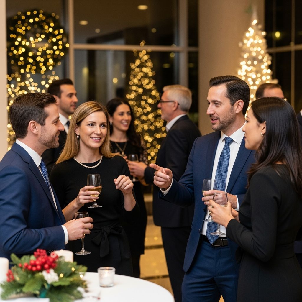 Navigate workplace celebrations with confidence: essential dos and don'ts for a professional holiday gathering.