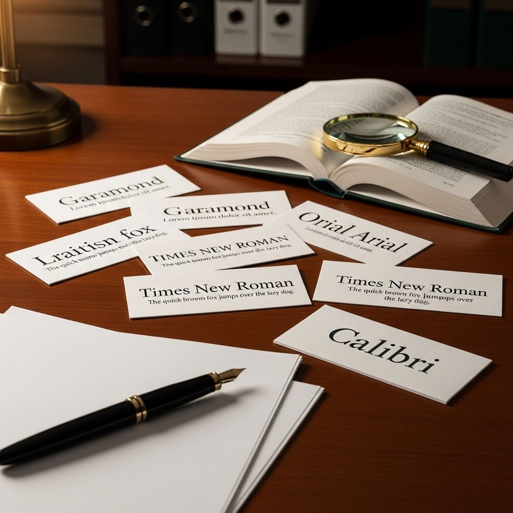 Discover the best fonts for legal documents to ensure readability, compliance, and professionalism in court filings and contracts.