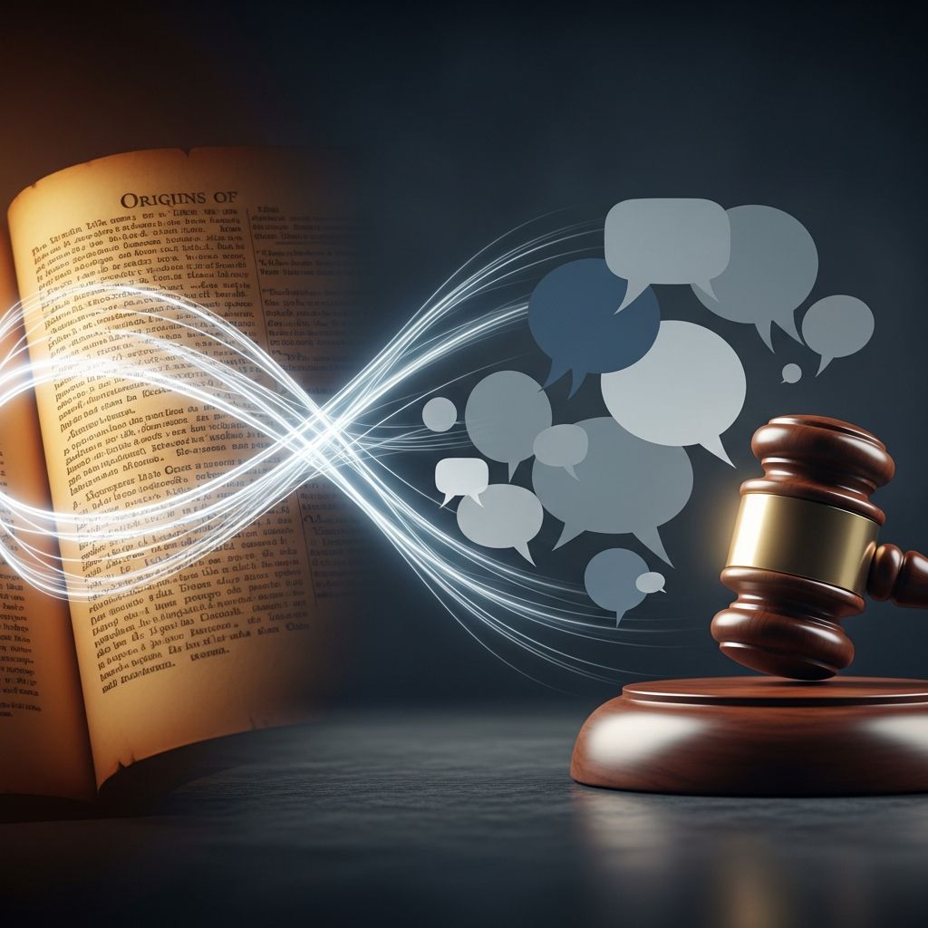 Uncover the linguistic roots and courtroom significance of hearsay, from medieval gossip to modern evidence rules.