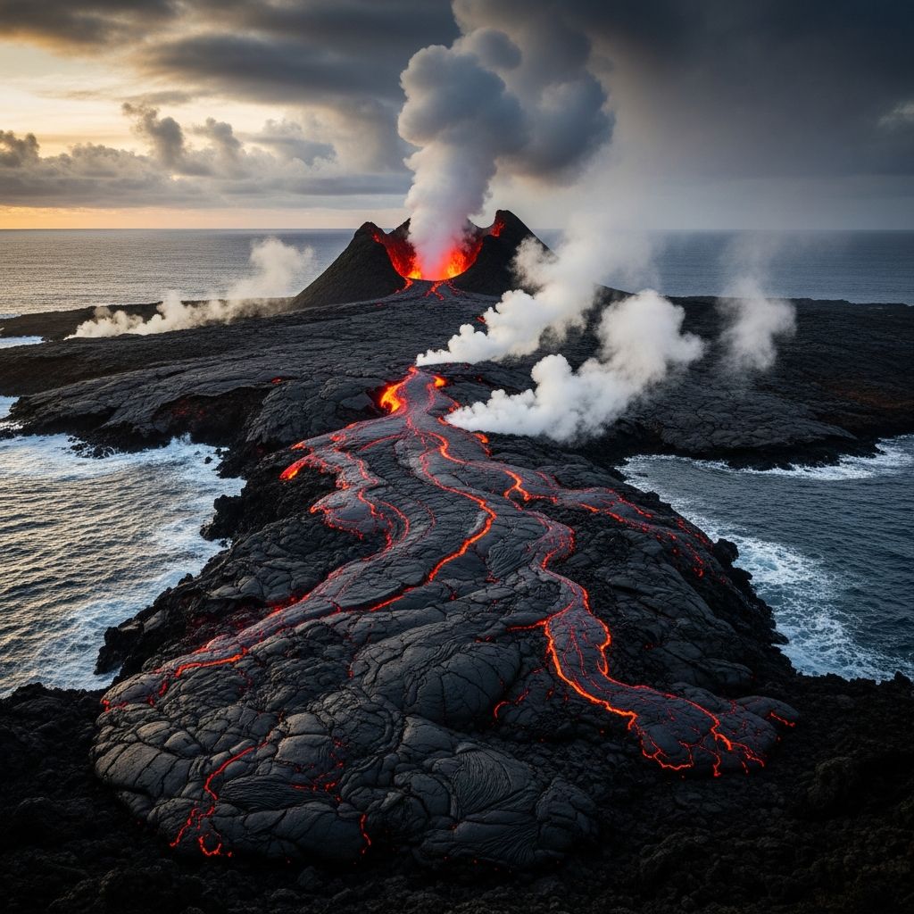 Unraveling the legal mysteries of who claims Hawaii's lava-formed coastal expansions and property rights amid eruptions.