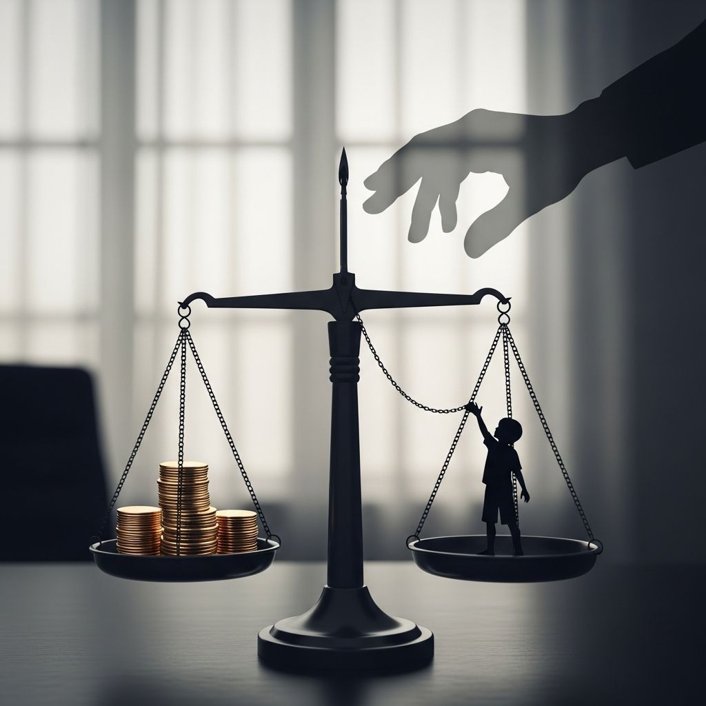 Exploring legal boundaries on parental access to minors' and young adults' money and property in family settings.