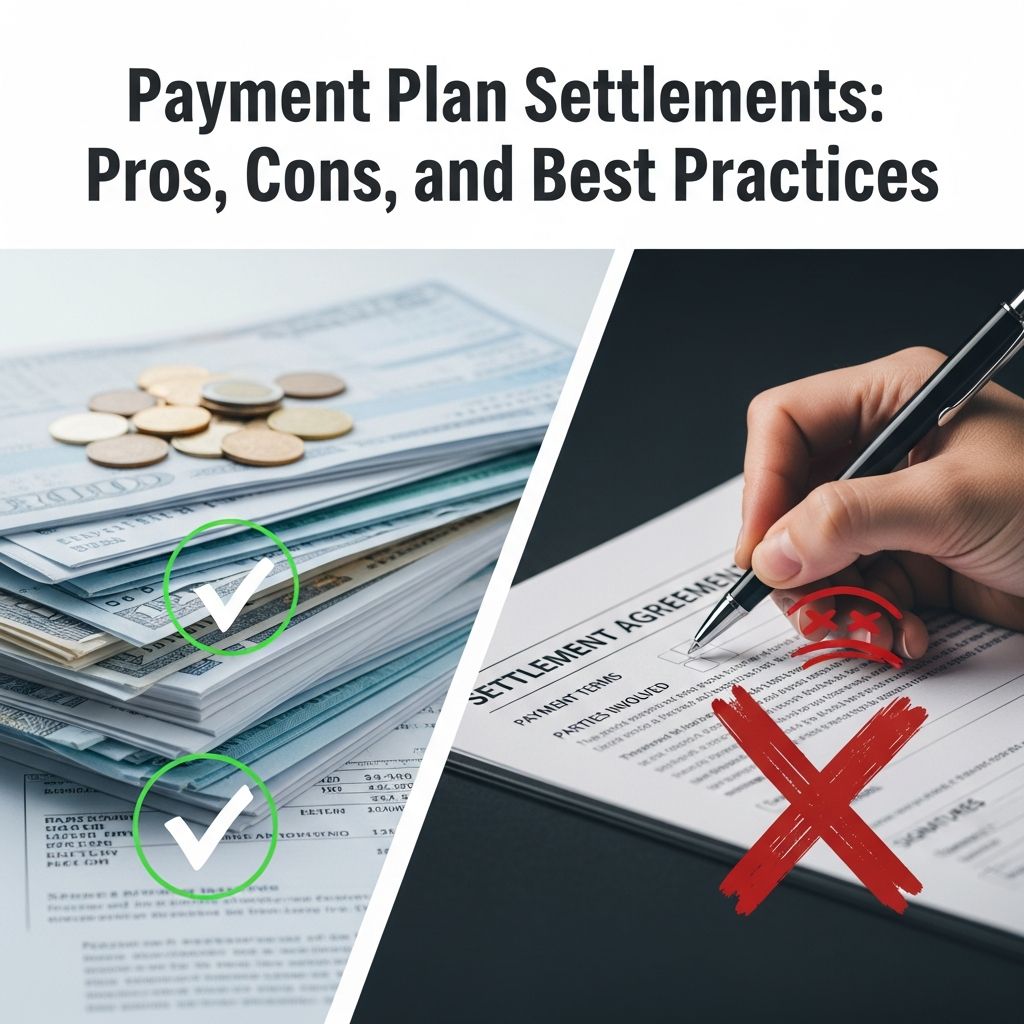 Explore the advantages, risks, and strategies for negotiating payment plan settlements in lawsuits effectively.