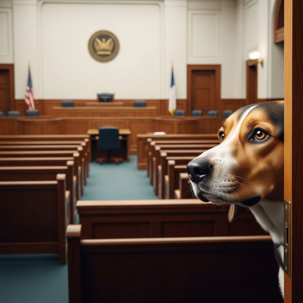 Navigate the rules for bringing dogs and service animals into court: from ADA protections to special witness accommodations.