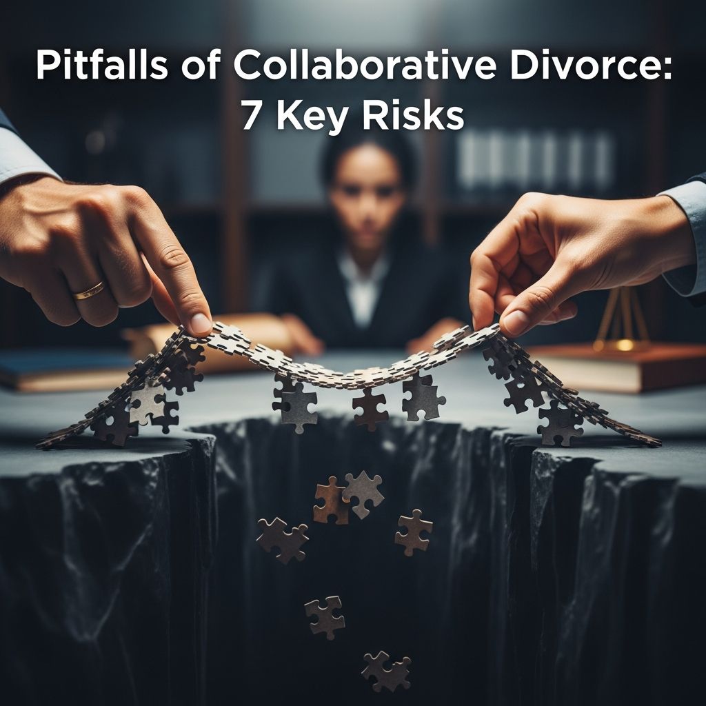 Uncover the hidden dangers of collaborative divorce that could cost you time, money, and peace of mind before committing to this process.