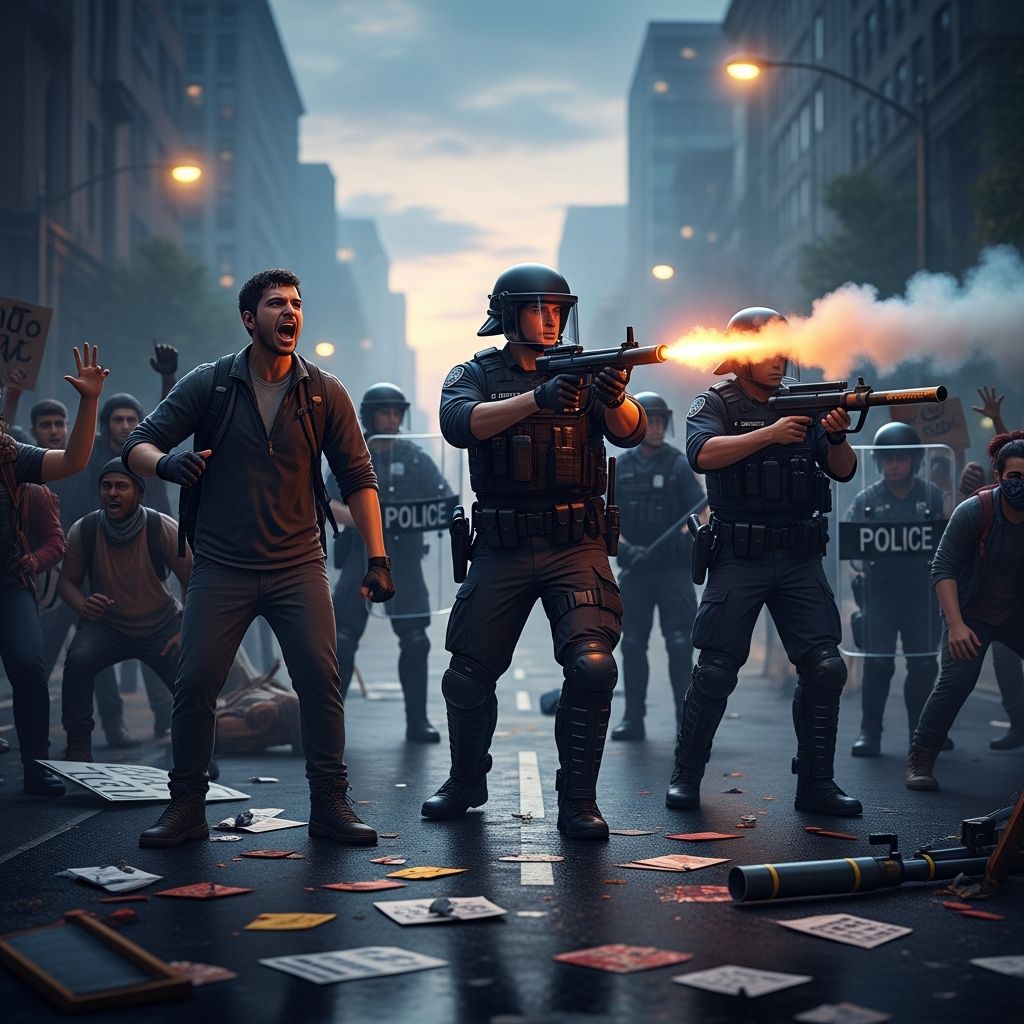 Understanding when law enforcement can legally use lethal force against demonstrators and your rights during public assemblies.