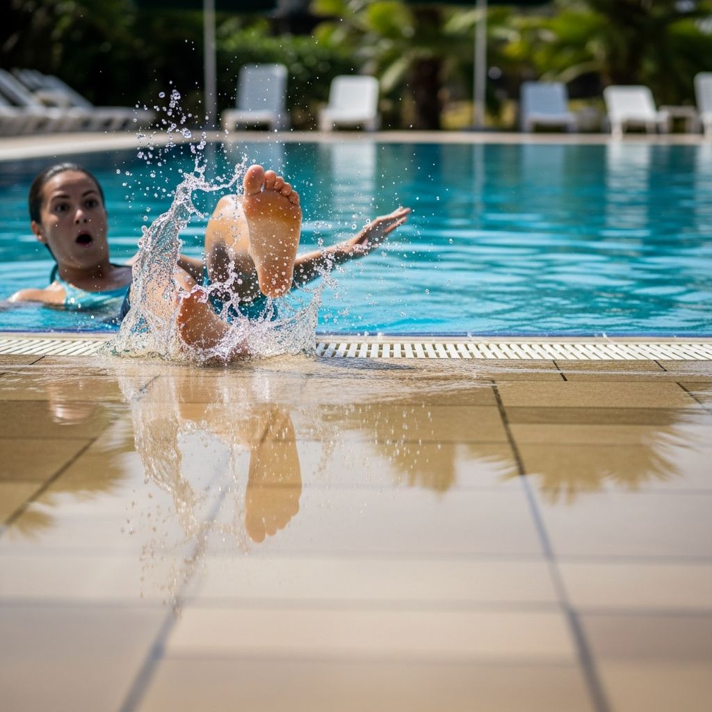Understand your legal options after a pool slip and fall injury and recover damages.