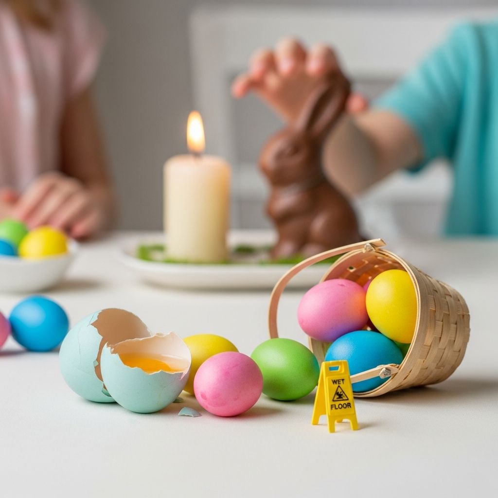 Discover essential strategies to safeguard your Easter celebrations from common injuries like falls, burns, and food risks for a worry-free holiday.