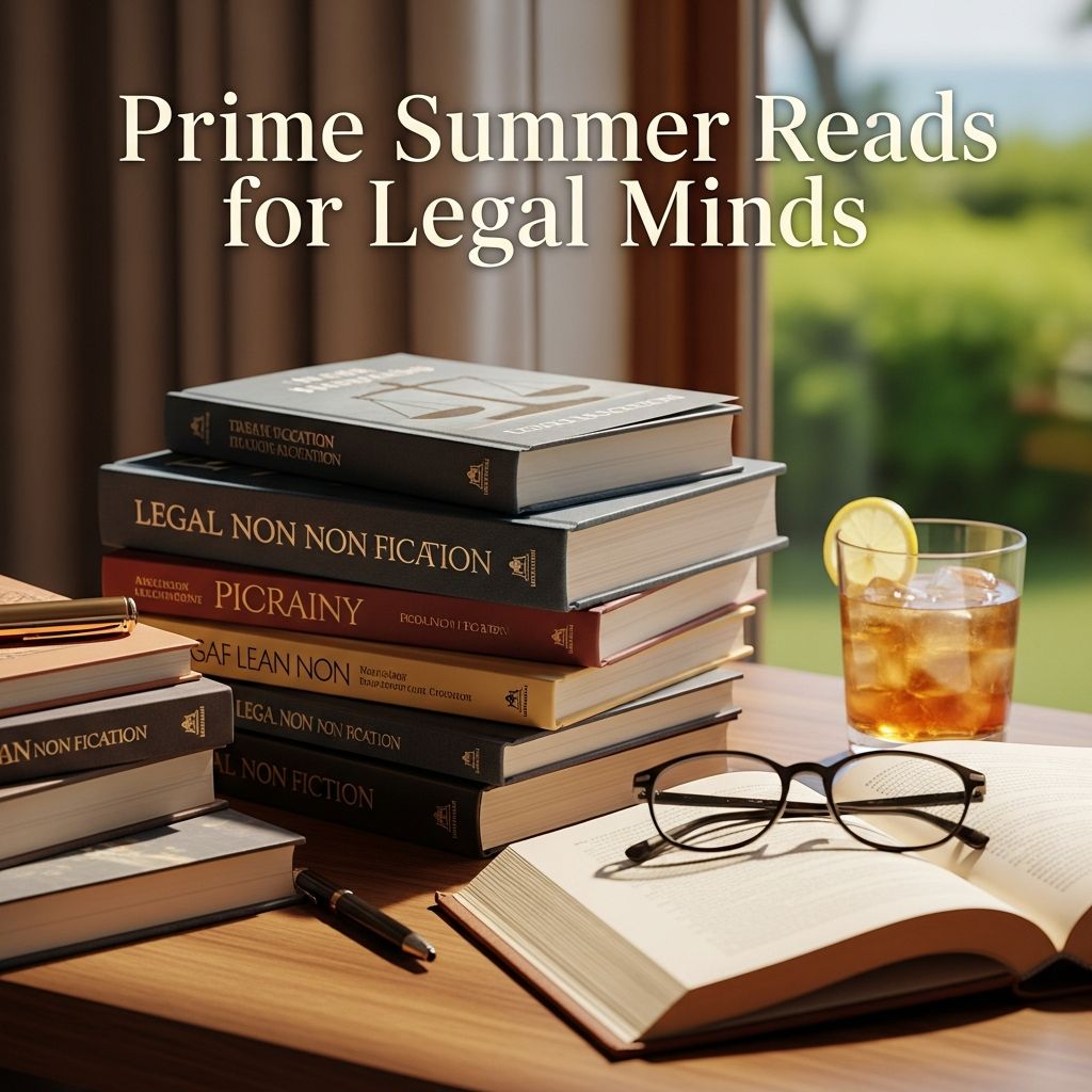 Discover essential beach reads that refresh lawyers' minds, boost empathy, and inspire professional growth this summer.