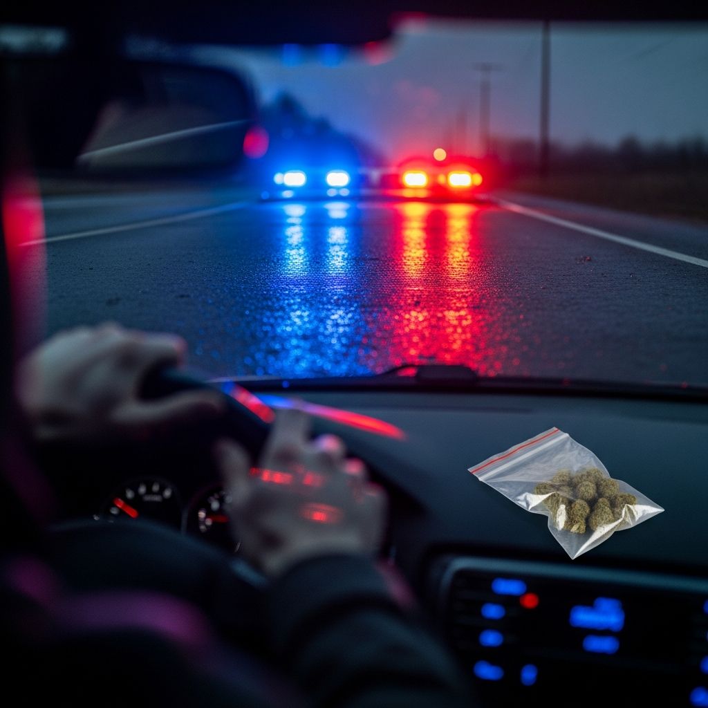 Stay calm, know your rights, and avoid common pitfalls when police stop you with marijuana in your vehicle.