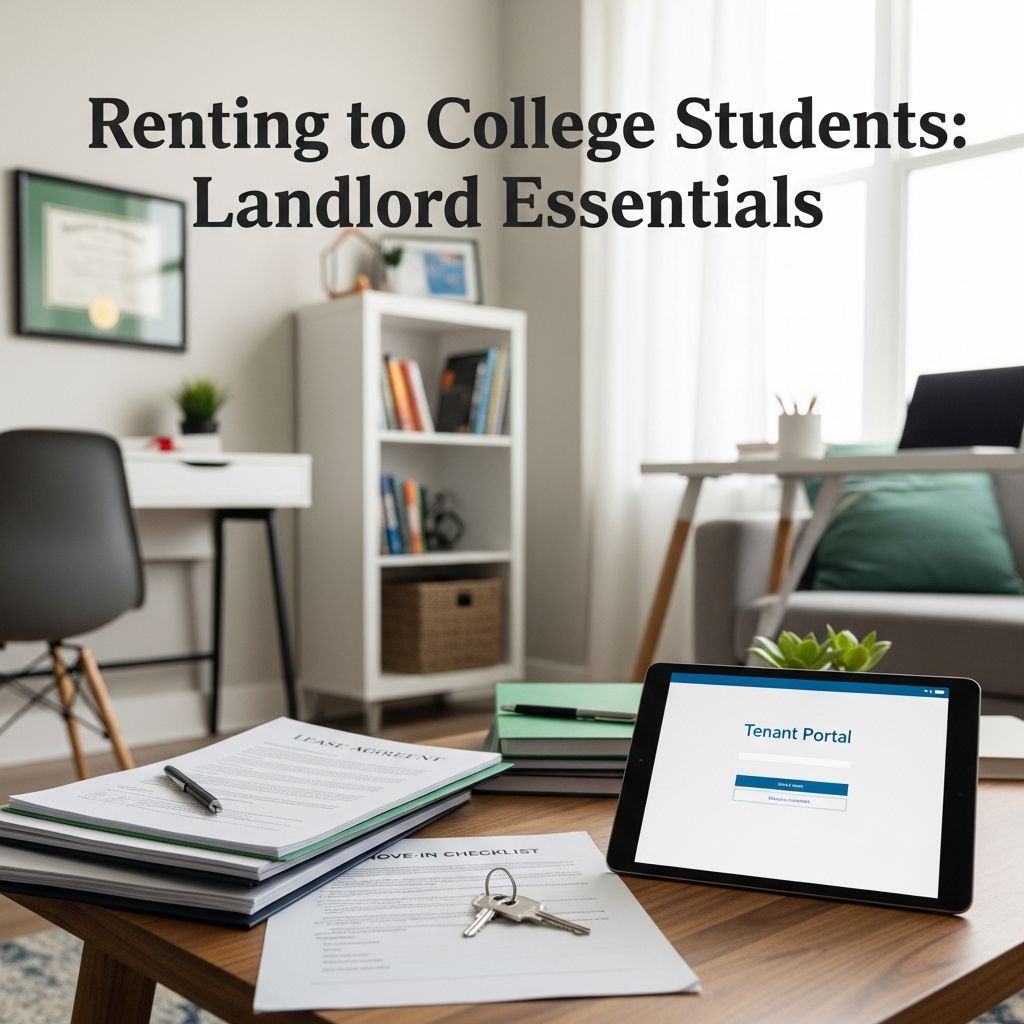 Master the legal and practical essentials of leasing to college students while protecting your property and complying with fair housing rules.