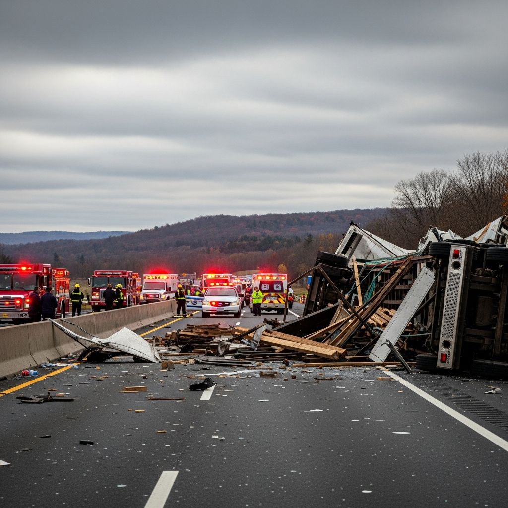 A devastating collision in upstate New York highlights dangers of trailer decoupling and legal recourse for victims' families.