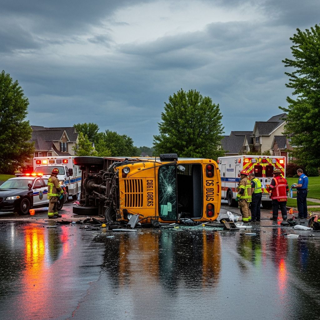 Essential insights into school bus accident liability, safety data, claims processes, and protecting your child's rights after a crash.