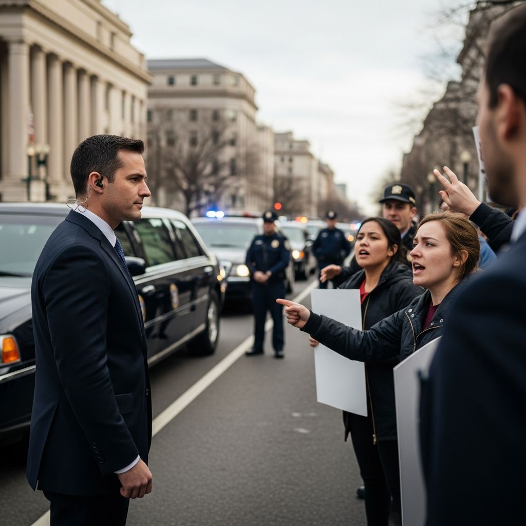 Understanding your First Amendment rights during protests near presidential visits and when Secret Service intervention is legal.