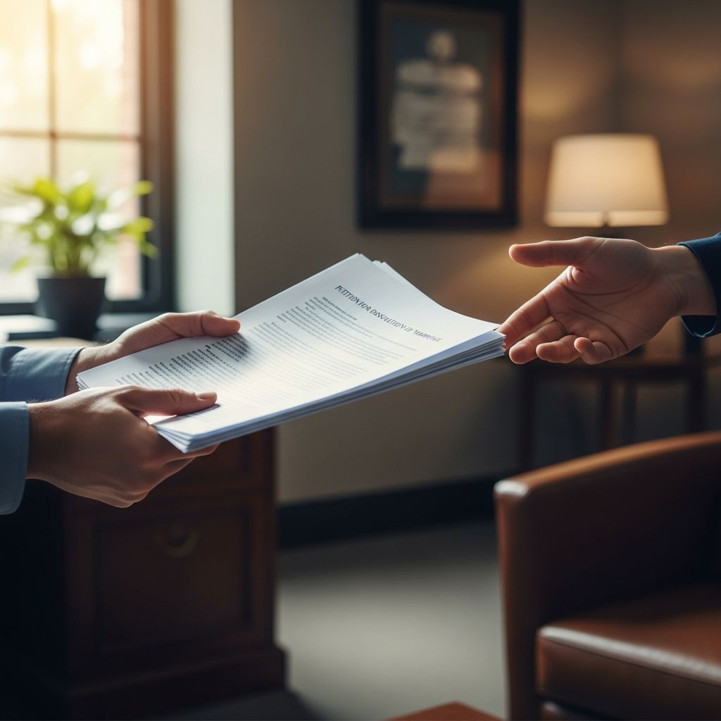 Understand state-specific rules for delivering divorce documents to ensure your case proceeds without delays or dismissals.