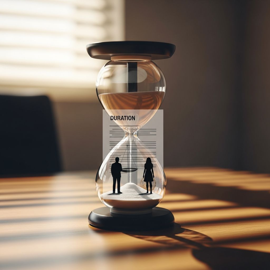 Explore how marriage length, financial circumstances, and state laws determine alimony payment durations.