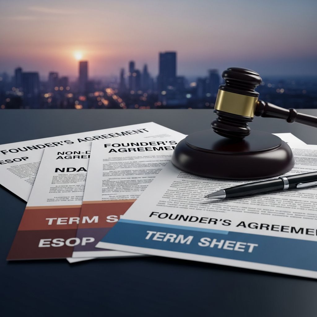 Protect your startup with essential legal agreements and frameworks for cofounder relationships.