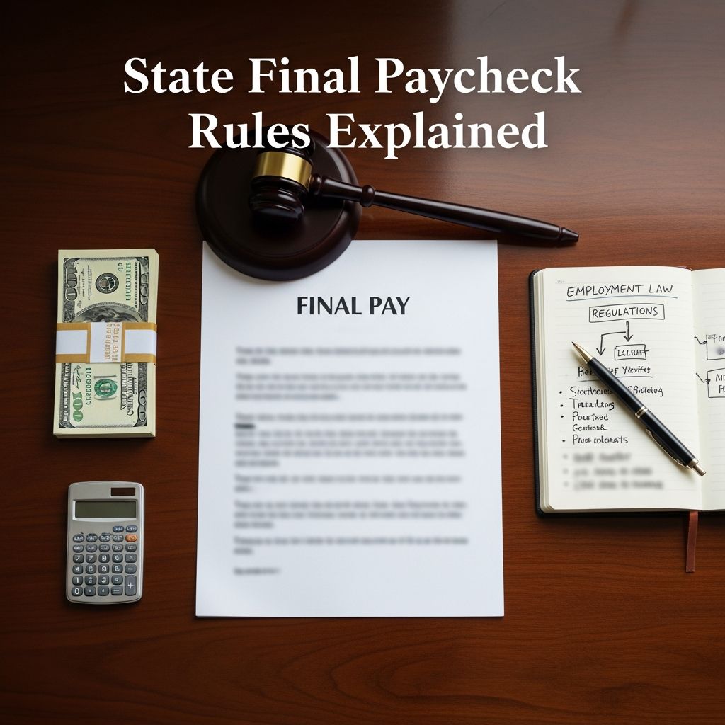 Master the complexities of final paycheck deadlines across all U.S. states for quits and terminations to ensure compliance.