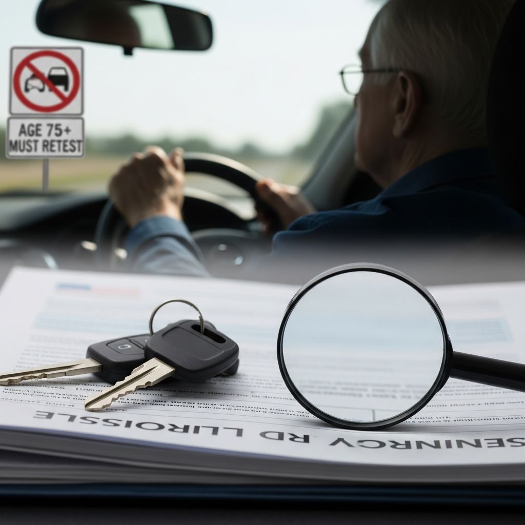 Navigate varying state regulations for older drivers' licenses, renewal rules, and safety measures across the U.S.