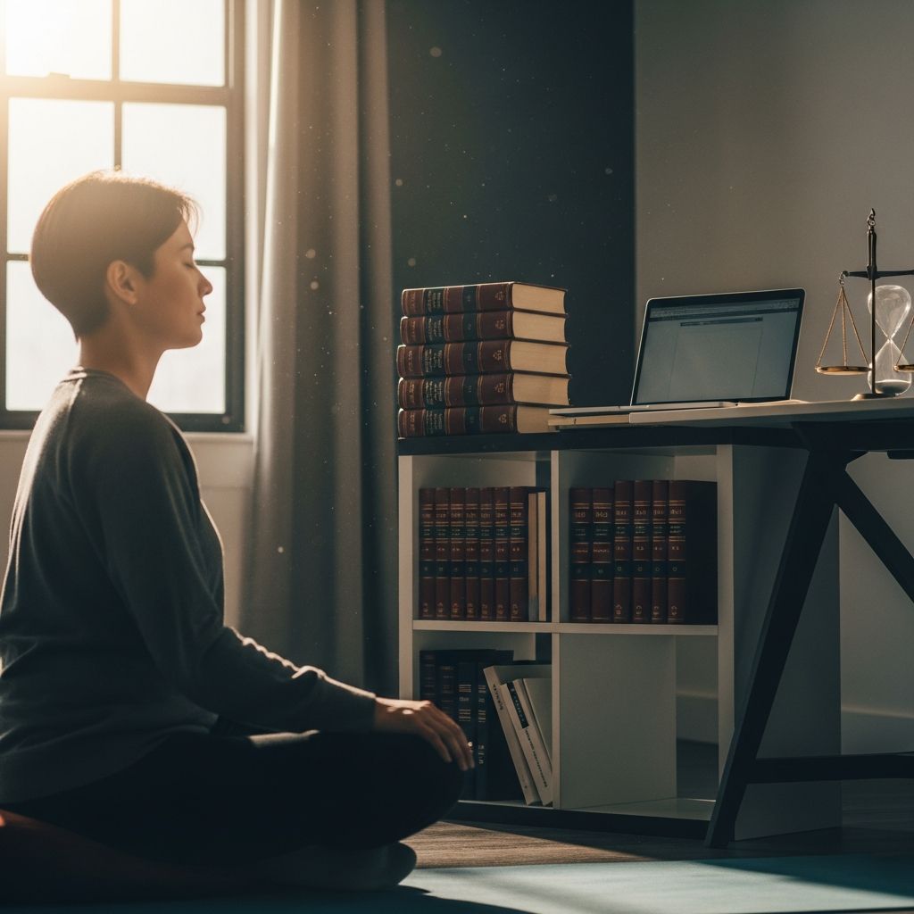 Practical strategies to manage anxiety and maintain mental health during the bar exam results waiting period.