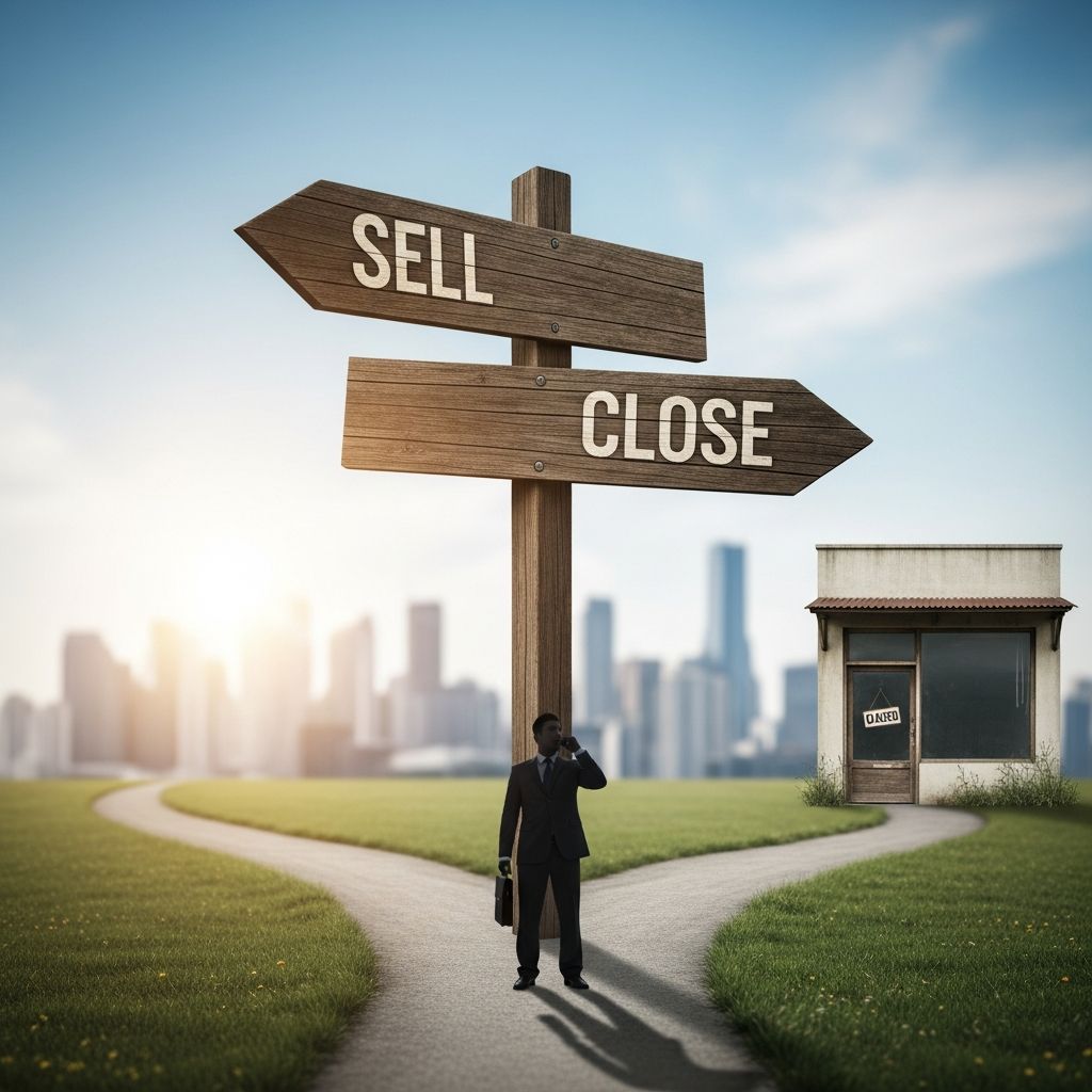 Master the art of exiting your small business through smart selling strategies or orderly closure for maximum value and minimal risk.