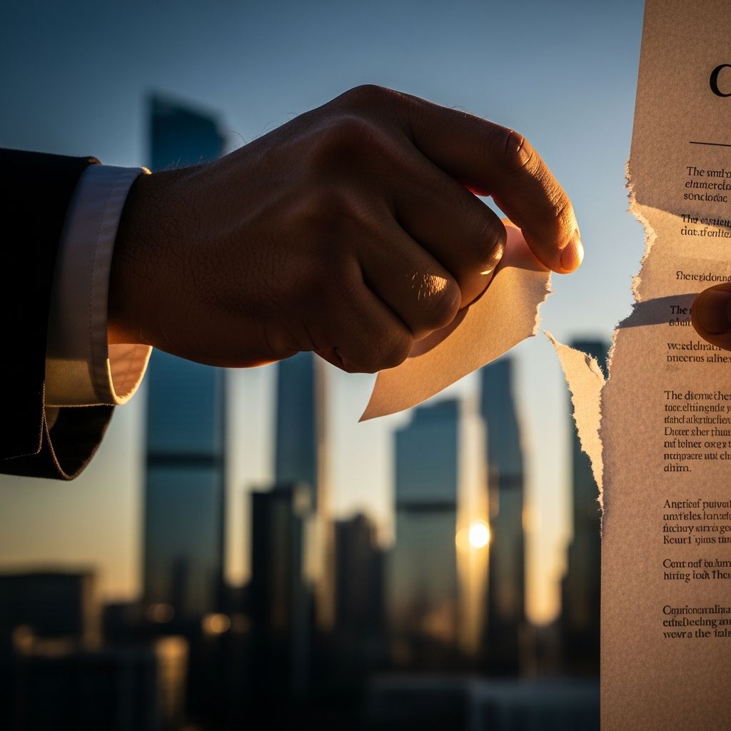 Discover proven legal methods and practical steps to terminate contracts fairly and effectively without unnecessary disputes.