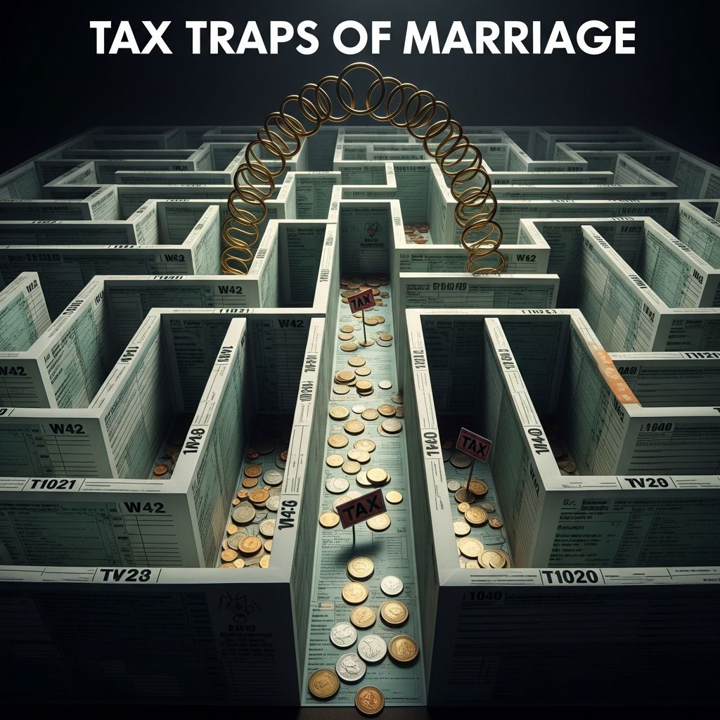 Uncover the hidden tax pitfalls of tying the knot that could inflate your bill and expose you to risks—essential reading before saying I do.