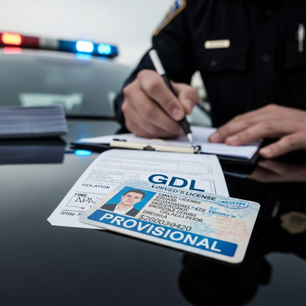 Understand the strict penalties for traffic tickets under graduated driver's licenses and strategies to minimize long-term impacts on young drivers.