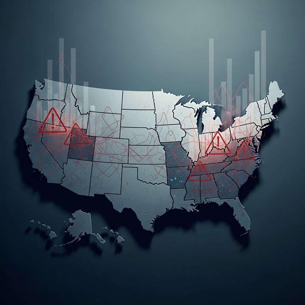 Discover the states facing the most severe violent crime challenges, backed by latest FBI data and expert analysis.