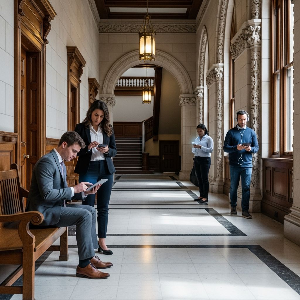 Discover essential mobile apps that transform waiting time at the courthouse into productive and entertaining moments for lawyers.