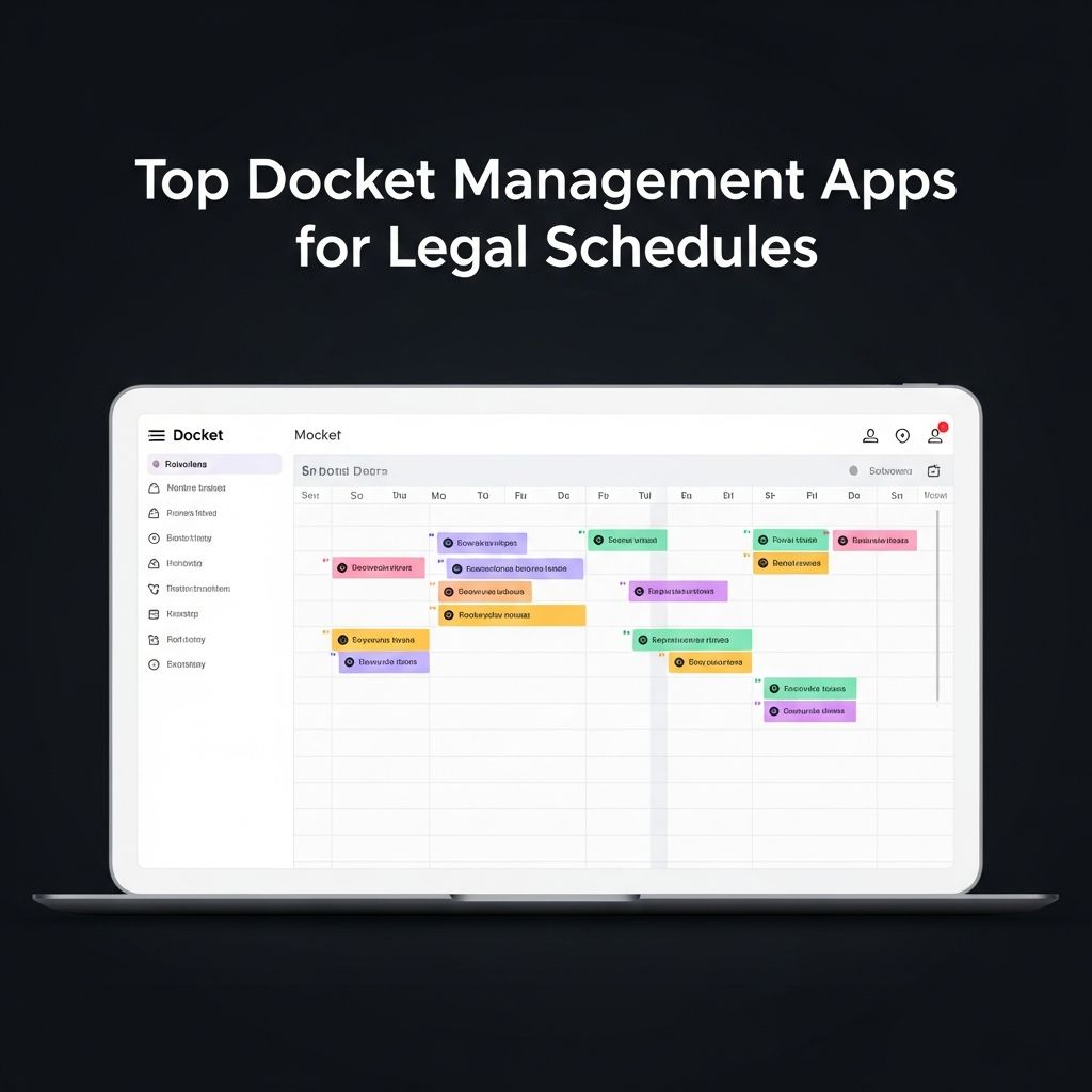 Streamline your legal docket with these powerful apps designed to simplify scheduling, track cases, and boost courtroom efficiency.