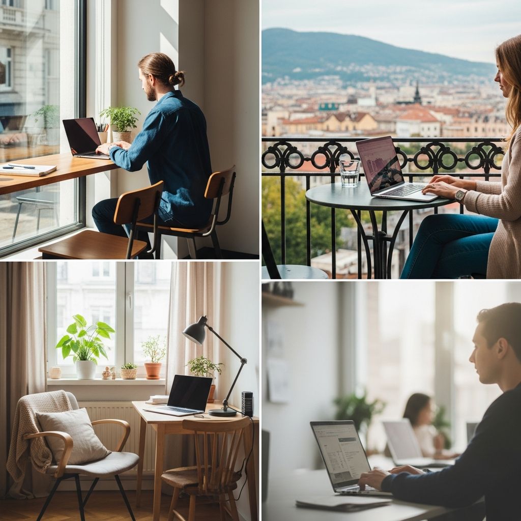 Discover innovative and productive spots to work remotely when home isn't ideal, from cafes to unique outdoor venues.