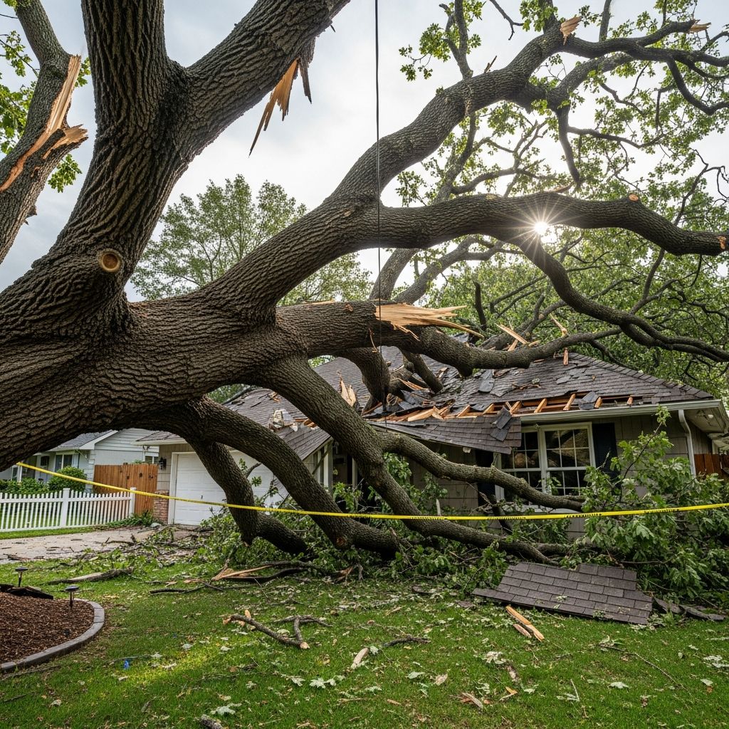 Uncover who pays when a tree topples onto your neighbor's yard—key legal rules, insurance tips, and prevention strategies explained.