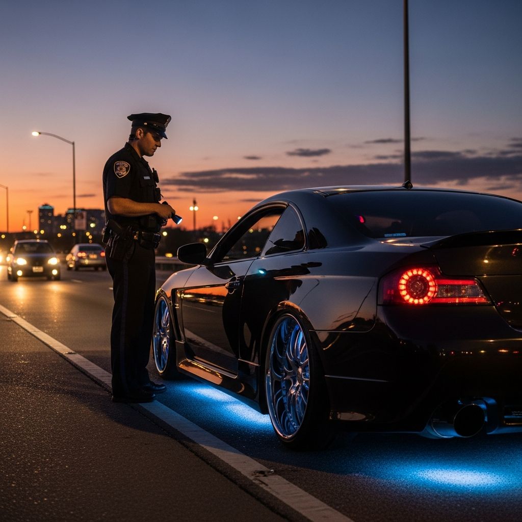 Discover which popular car modifications attract police attention and legal consequences.