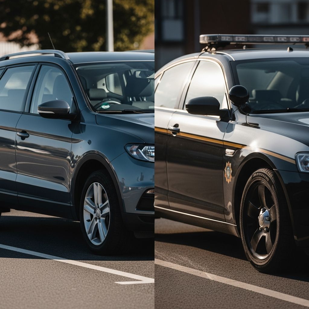 Understanding the legal implications of decorating your vehicle with police-style paint and equipment.