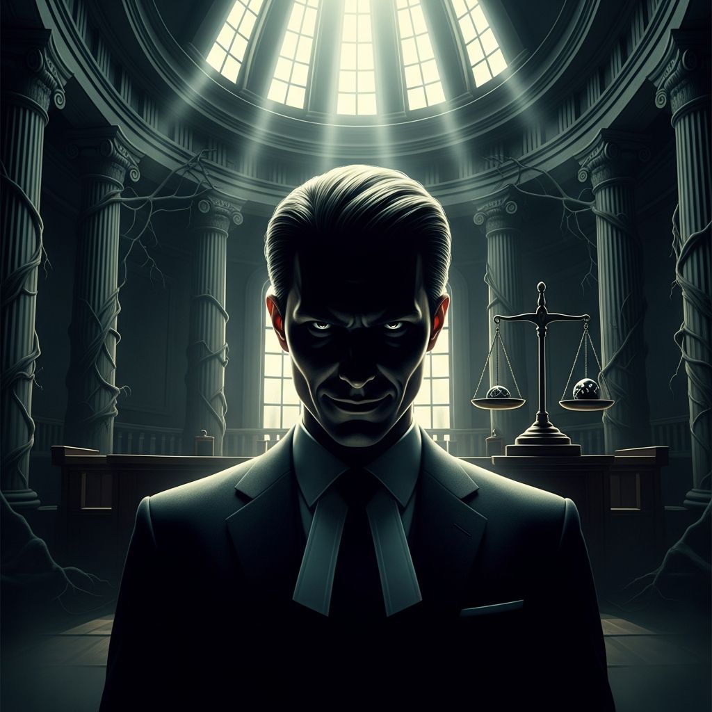Discover the most sinister fictional attorneys who twist the law for evil, from disbarred hacks to devilish manipulators.