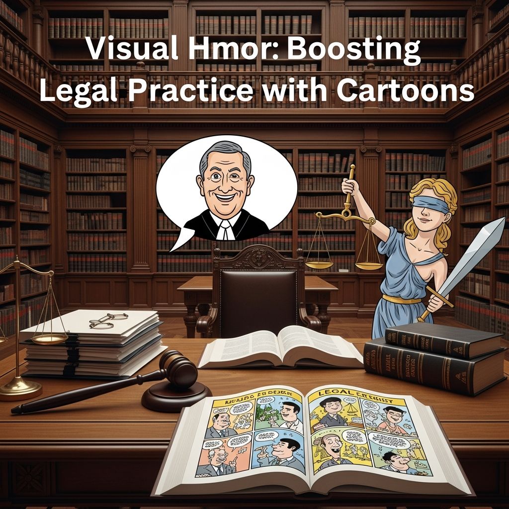 Discover how cartoons and visual storytelling enhance lawyers' communication, client relations, and courtroom success in modern practice.