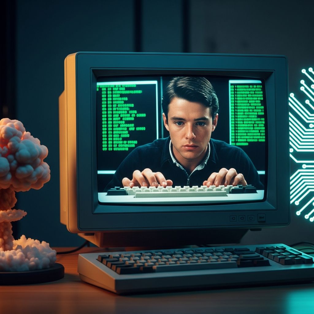 Discover how Matthew Broderick's 1983 film WarGames prompted President Reagan to launch America's first national cybersecurity initiatives.